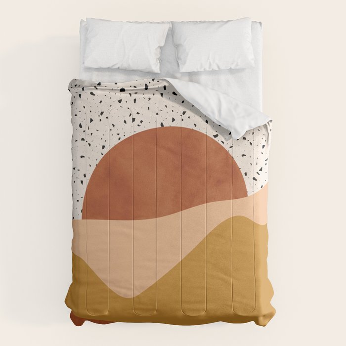 Terrazzo Sky Landscape Comforter Gallery Image 1