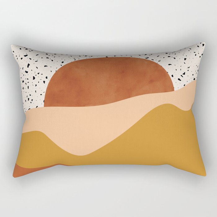 Terrazzo Sky Landscape Rectangular Pillow Gallery Image 1