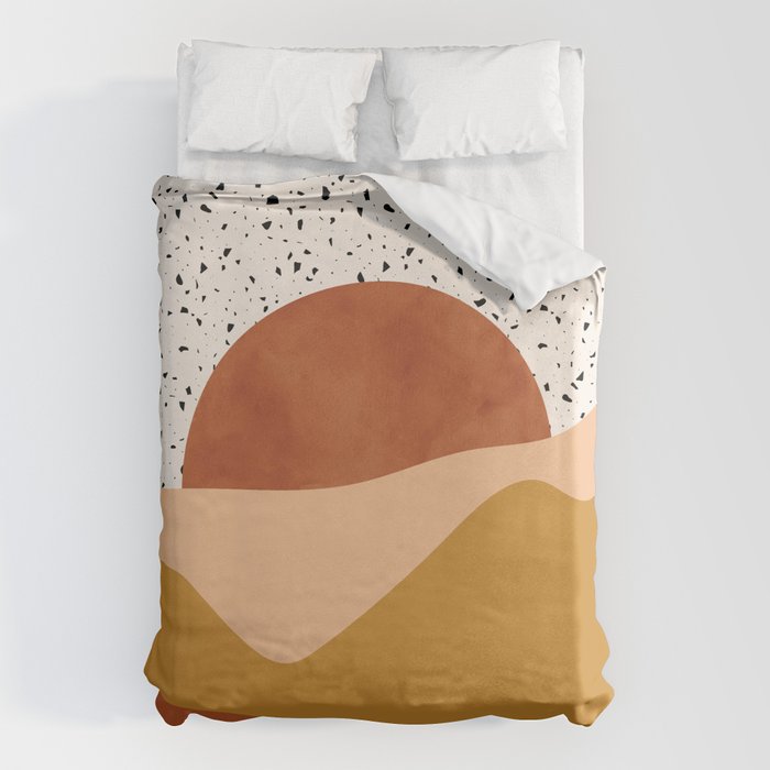 Terrazzo Sky Landscape Duvet Cover Gallery Image 6