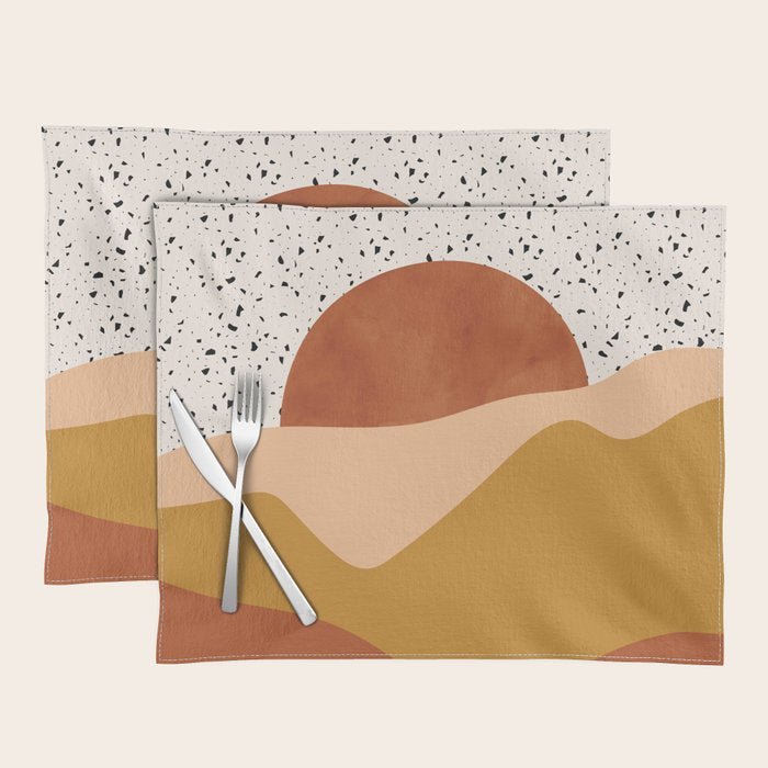 Terrazzo Sky Landscape Placemat Gallery Image 1