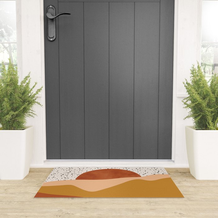 Terrazzo Sky Landscape Welcome Mat Gallery Image 3