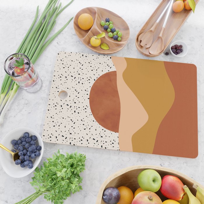 Terrazzo Sky Landscape Cutting Board Gallery Image 2