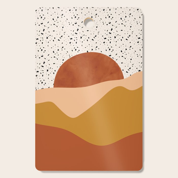 Terrazzo Sky Landscape Cutting Board Gallery Image 1