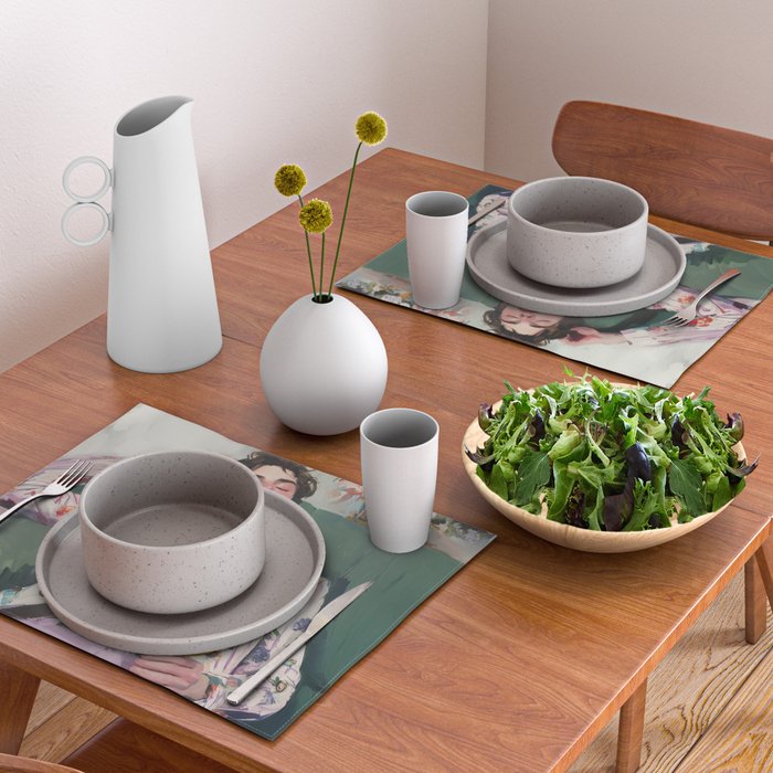 Dreaming in Floral Silence Placemat Gallery Image 2