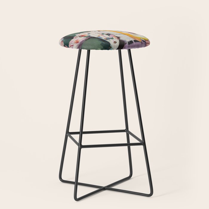 Dreaming in Floral Silence Stool Gallery Image 1