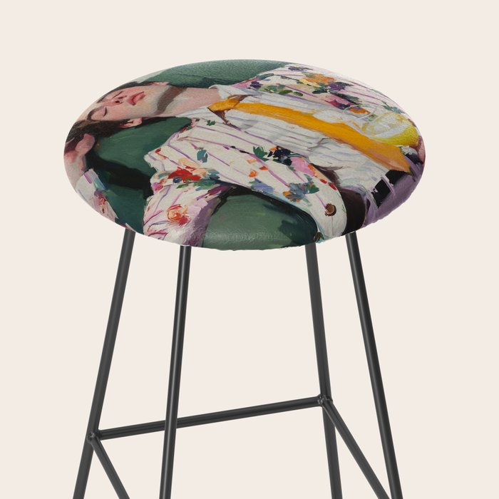 Dreaming in Floral Silence Stool Gallery Image 2