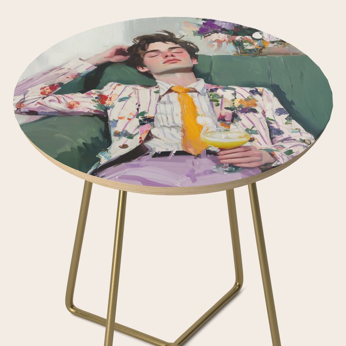 Dreaming in Floral Silence Side Table Gallery Image 2