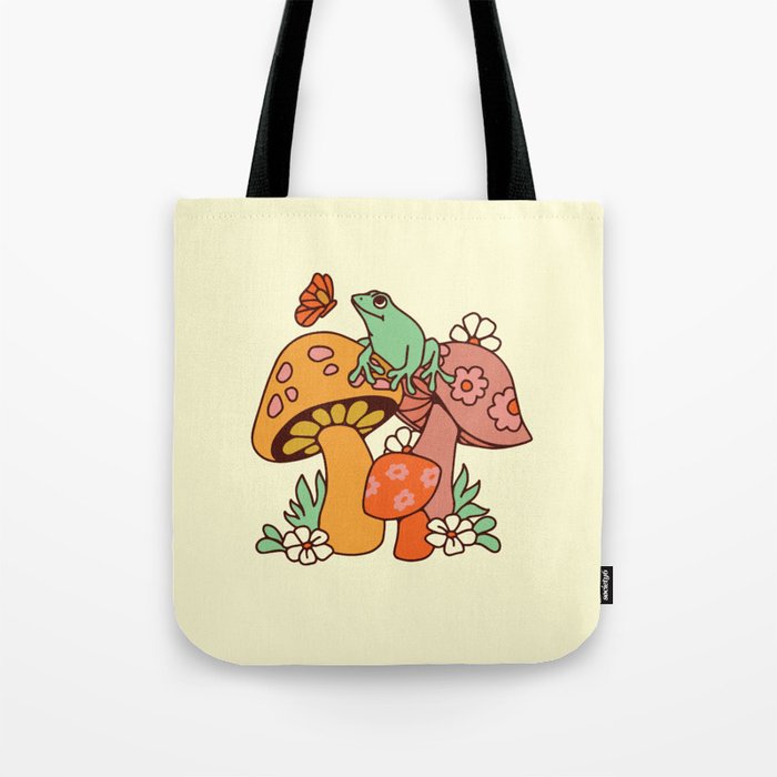 Mushroom Frog Tote Bag Gallery Image 1