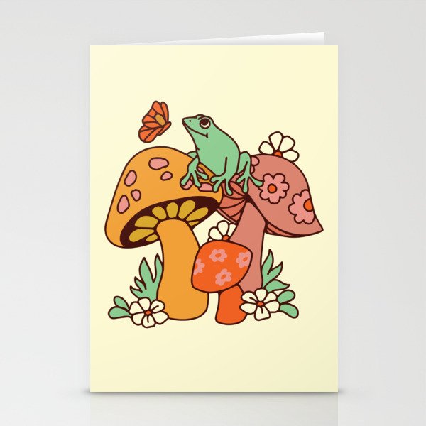 Mushroom Frog Stationery Card Gallery Image 1