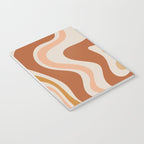 Liquid Swirl Abstract in Earth Tones Notebook Gallery Image 3
