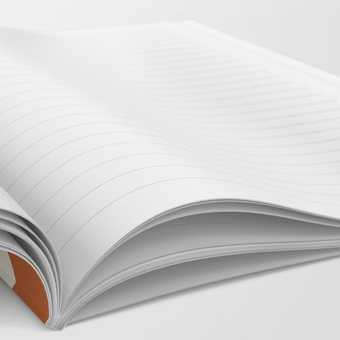 Liquid Swirl Abstract in Earth Tones Notebook Gallery Image 2