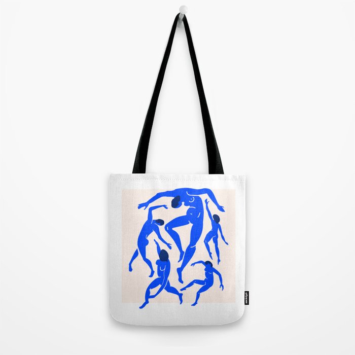 The Dance 3 | Henri Matisse - La Danse | Ultramarine Blue Edition Tote Bag Gallery Image 2