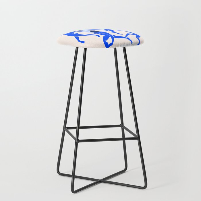 The Dance 3 | Henri Matisse - La Danse | Ultramarine Blue Edition Stool Gallery Image 1