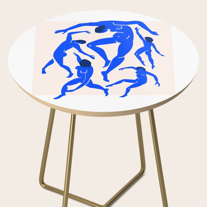 The Dance 3 | Henri Matisse - La Danse | Ultramarine Blue Edition Side Table Gallery Image 2