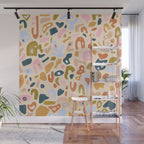 Abstract Paper Cuts Wall Mural Gallery Image 1