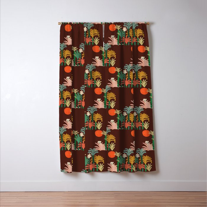 Cheetah Window Curtain Gallery Image 3