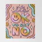 Ok to Say No Throw Blanket Gallery Image 2
