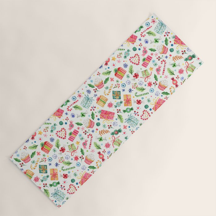Holiday 2025 Sweets, Gifts and Candies Yoga Mat Gallery Image 1