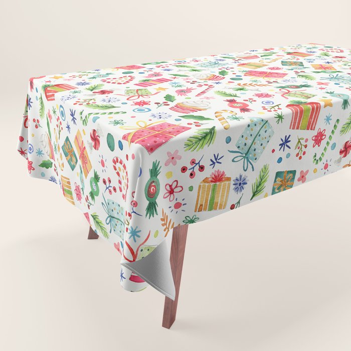 Holiday 2025 Sweets, Gifts and Candies Tablecloth Gallery Image 1