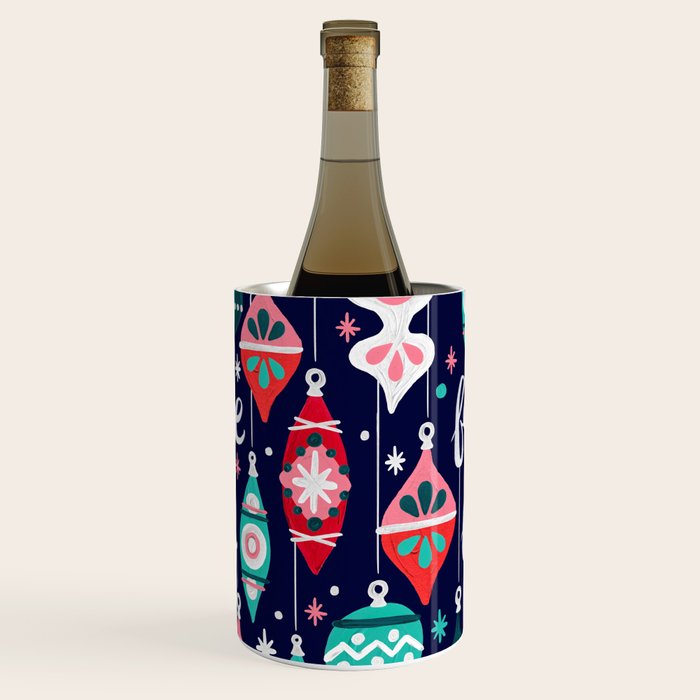 Festive As Fuck - Navy Palette Wine Chiller Gallery Image 1