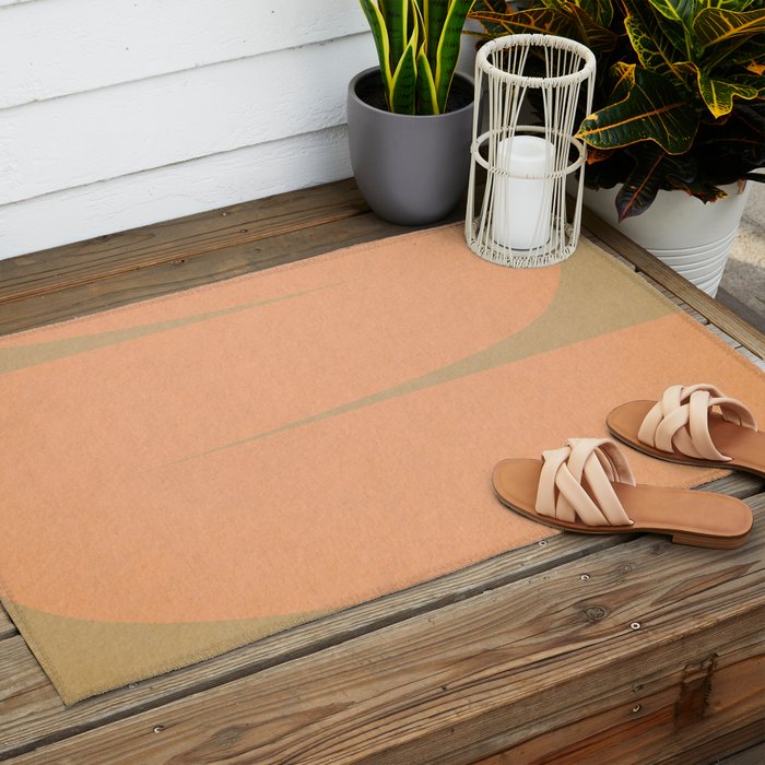 simple abstract shape-05  Outdoor Rug Gallery Image 2