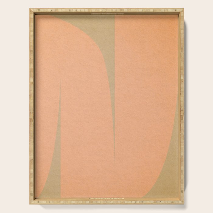 simple abstract shape-05  Serving Tray Gallery Image 1