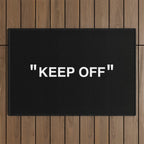 "KEEP OFF" Dark Edition Outdoor Rug Gallery Image 1