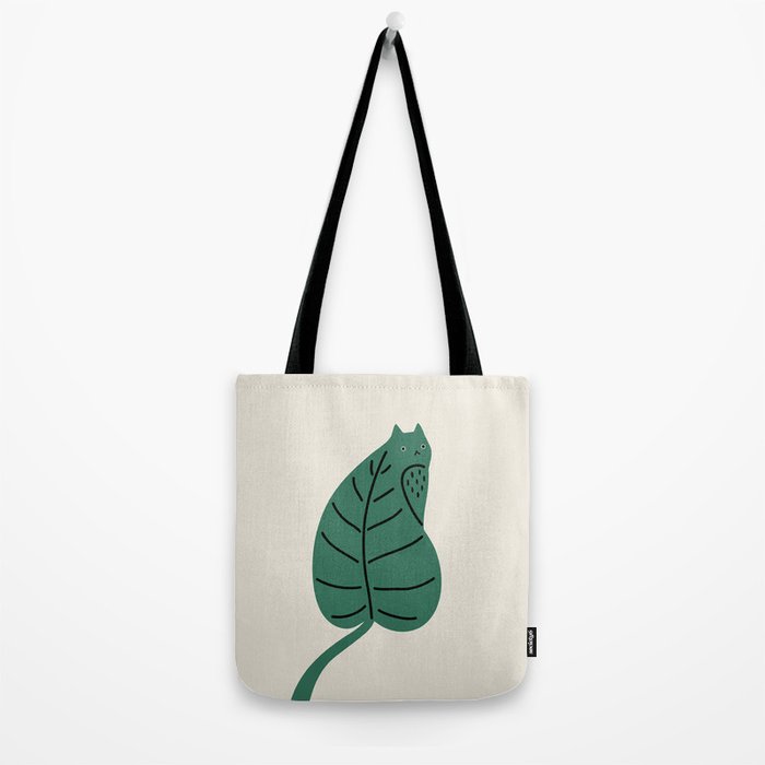 Cat and Plant 27 Tote Bag Gallery Image 2
