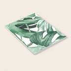 Watercolor monstera leaves Notebook Gallery Image 3