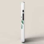 Watercolor monstera leaves iPhone Case Gallery Image 2