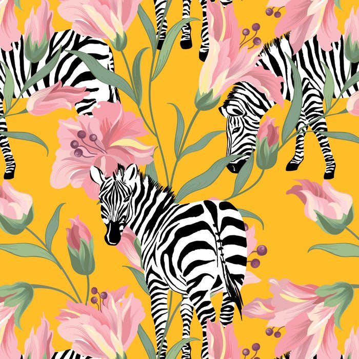 Striped For Life | Zebra Mango Forest | Modern Bohemian Wildlife Jungle | Botanical Nature Coffee Mug Gallery Image 2