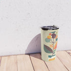 Potted plant with a bird Travel Mug Gallery Image 4