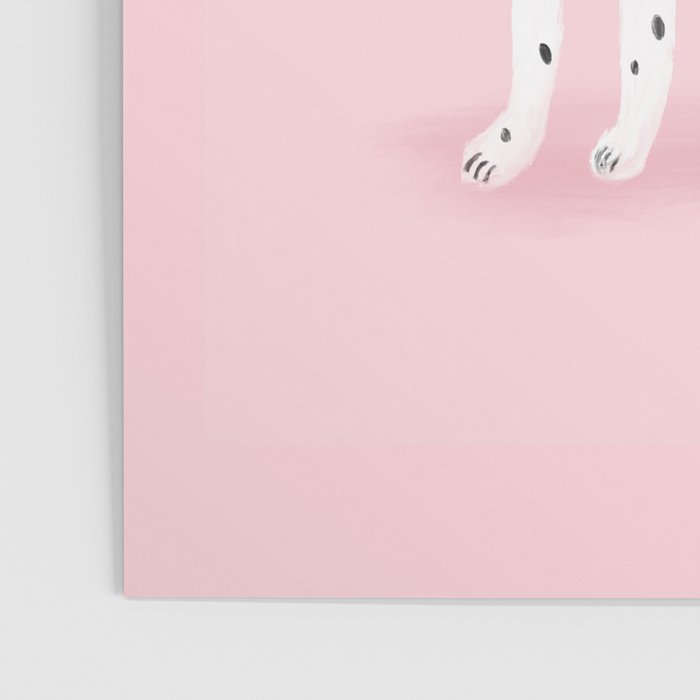 Dalmatian with Lemon Tree in Pink Poster Gallery Image 3