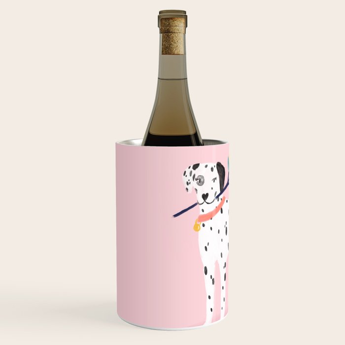 Dalmatian with Lemon Tree in Pink Wine Chiller Gallery Image 2