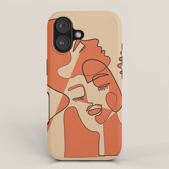Abstract Faces 10 iPhone Case Gallery Image 1