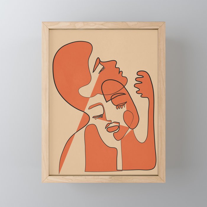 Abstract Faces 10 Mini Art Print Gallery Image 1