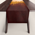 Morning Mountain Mist 1 Table Runner Gallery Image 1