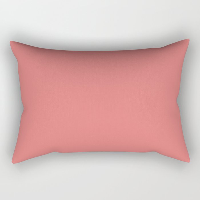 Boca Solid Shades - Dusty Rose Rectangular Pillow Gallery Image 1