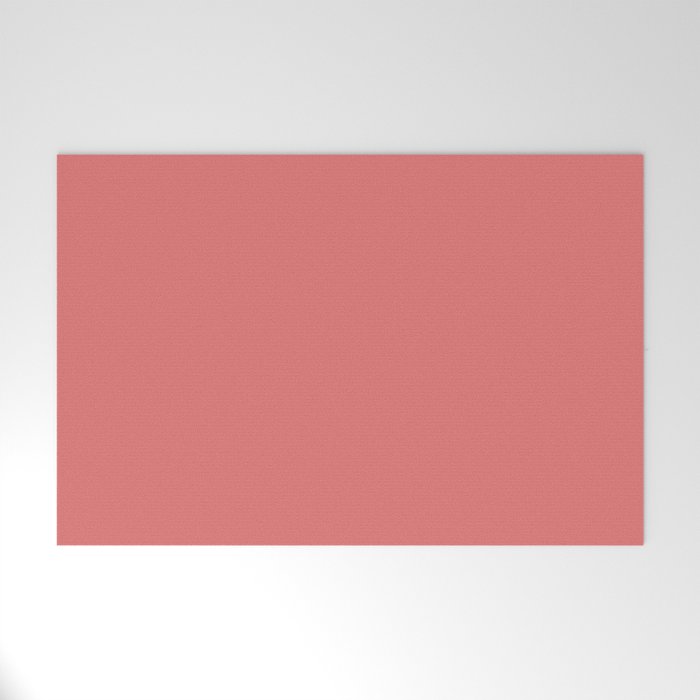 Boca Solid Shades - Dusty Rose Welcome Mat Gallery Image 1