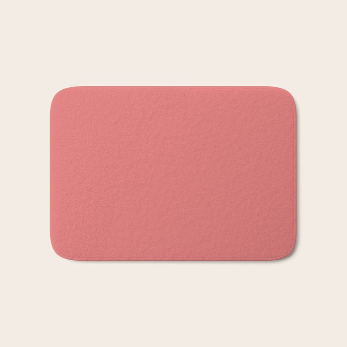 Boca Solid Shades - Dusty Rose Bath Mat Gallery Image 1