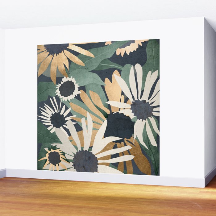 Flowers 10 Wall Mural Gallery Image 2