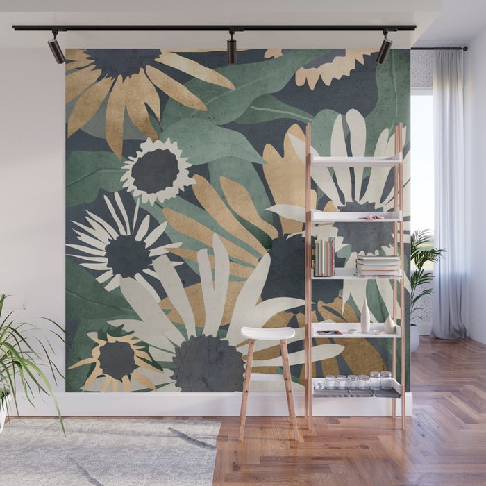 Flowers 10 Wall Mural Gallery Image 1