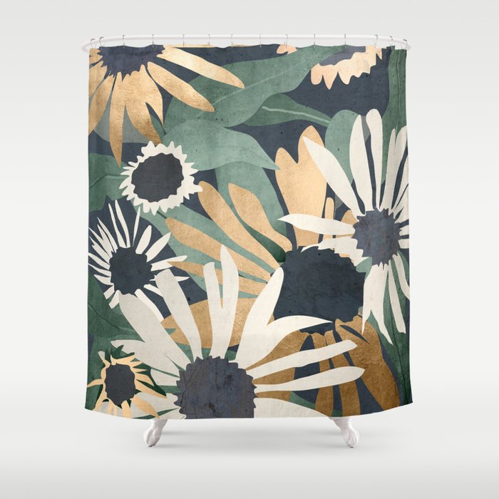 Flowers 10 Shower Curtain Gallery Image 1