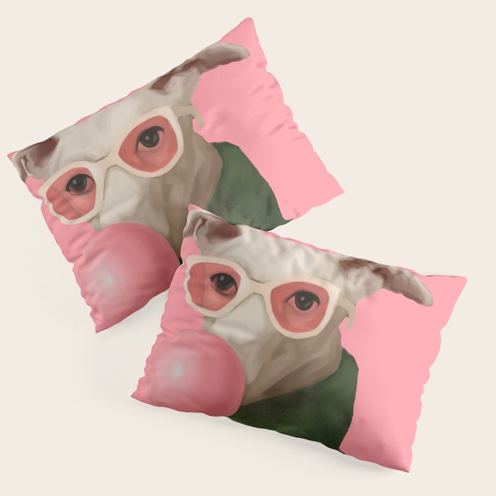Bubblegum Pup Pillow Sham Gallery Image 3