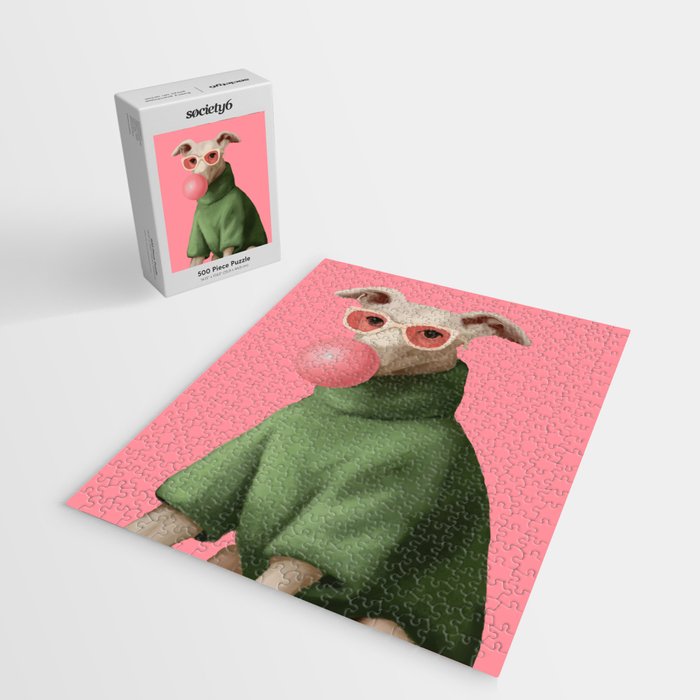 Bubblegum Pup Jigsaw Puzzle Gallery Image 2