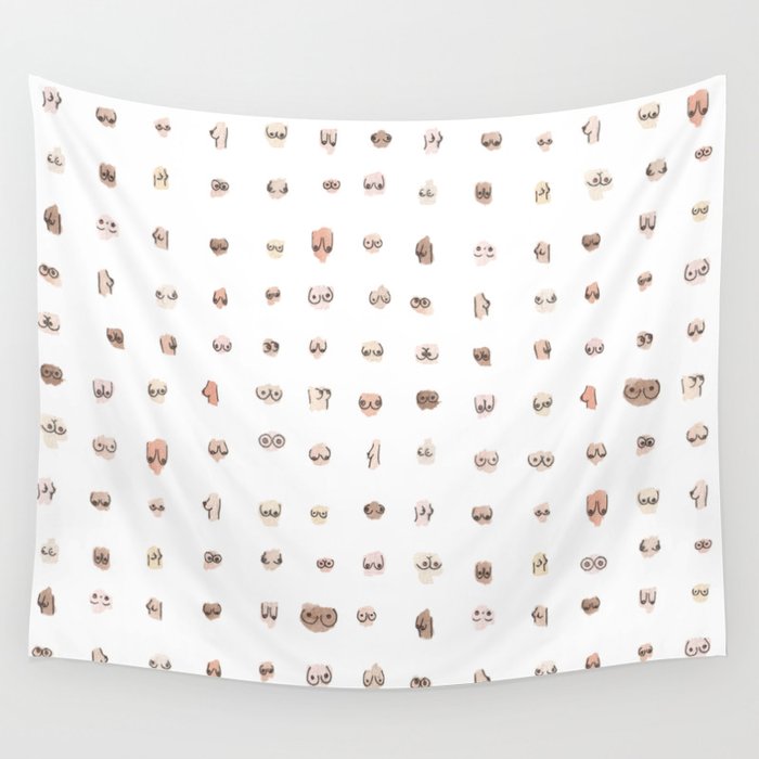 boobs Wall Tapestry Gallery Image 1