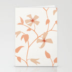 Floral Clematis Vine Stationery Card Gallery Image 2