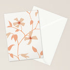 Floral Clematis Vine Stationery Card Gallery Image 2