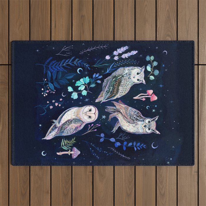 Night Owls Outdoor Rug Gallery Image 1