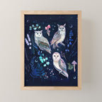 Night Owls Mini Art Print Gallery Image 1